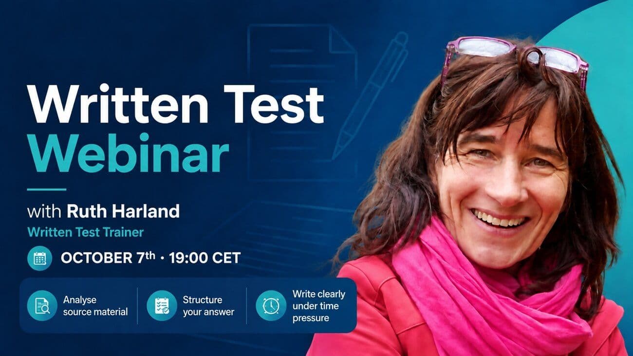 Written Test Webinar: Strategies & Techniques